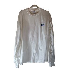 Vintage Blockbuster Video Trade Save Long Sleeve T-Shirt‎ Mens XXL White Graphic